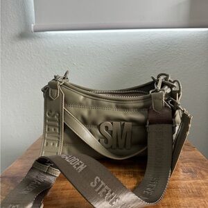 Steve Madden Khaki Belt Bag
